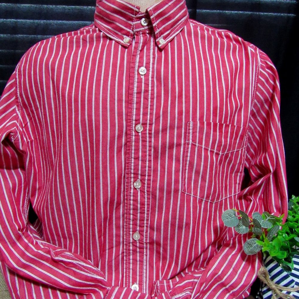 Red Camel Button Up Dress Shirt